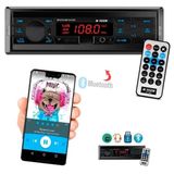 Som Automotivo Htech C- Blueth Mp3 Player Usb Sd Fm - Preto