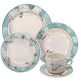 Jogo De Jantar Oxford Lux Floritt 20 Pc - Em Ceramica