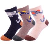 Meias Femininas Com Mistura De Algodão E Lã De Inverno Joyca &amp; Co. 3-5 Pares