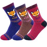 Meias Redondas Femininas Com Mistura De Algodão E Lã De Inverno Joyca &amp; Co.