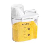 Pote Frasco Hermético Cozinha Cereais Ração Arroz Cozinha