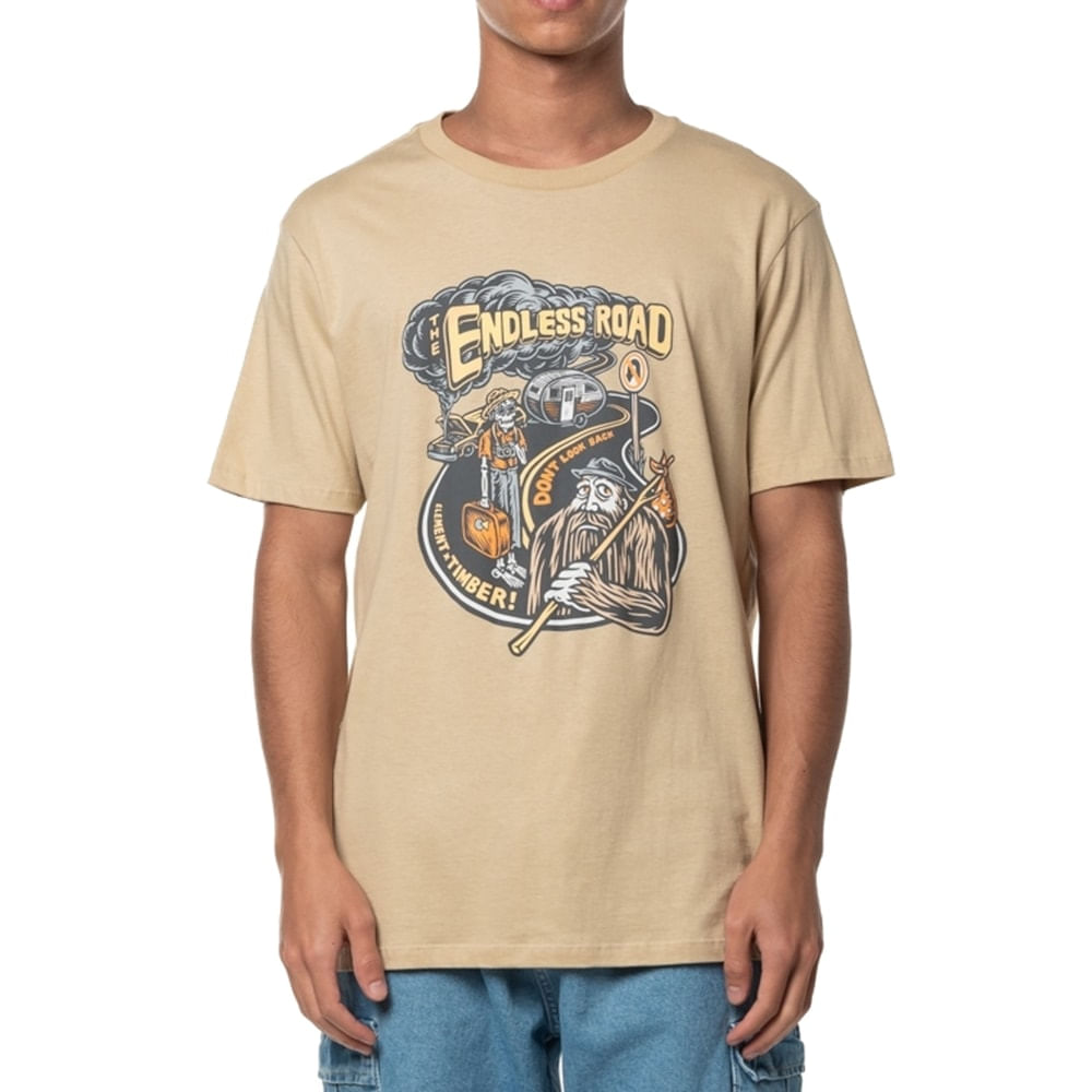Camiseta Element Timber Breakdown Caqui
