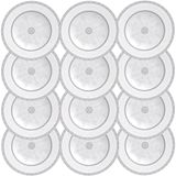 12 Pratos Sobremesa Tramontina Gabrielle Em Porcelana Decorada 21 Cm 96011006