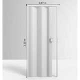 Porta De Pvc Sanfonada 210x97cm Permatti