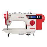 Máquina Costura Industrial Reta Eletrônica Direct Drive Ss18d4-h-pr-qi Vermelha - Sun Special