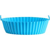 Forma De Silicone Air Fryer 20cm Azul