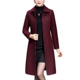 Casaco Jenkoon Feminino Wool Trench, Casaco Longo E Grosso De Inverno