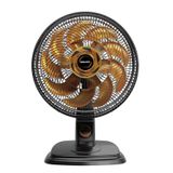 Ventilador de Mesa 40cm Mallory Egeo PR-DR 127V Preto/Dourado