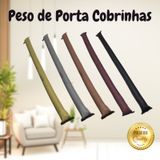 Peso De Porta Cinza - Cobrinha Cobra Rolinho * Impermeável * Veda Porta - Contra Insetos E Poeiras - Panami