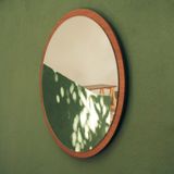 Espelho Decorativo Redondo 60 Cm Em Mdf Mel