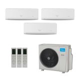 Ar-condicionado Multi Split Inverter Springer Midea 42.000 (1x Evap Hw 9.000 + 1x Evap Hw 12.000 + 1x Evap Hw 24.000) Quente/frio 220v