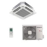Ar-condicionado Split Cassete Inverter 4 Vias Hitachi Aircore 600 24.000 Btus Quente/frio 220v Monofásico