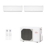 Ar-condicionado Multi Split Inverter Fujitsu 18.000 (2x Evap Hw 12.000) Quente/frio 220v