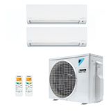Ar-condicionado Multi Split Inverter R-32 Daikin 18.000 BTUs (2x Evap HW 9.000) Quente/Frio 220V