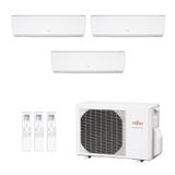 Ar-condicionado Multi Split Inverter Fujitsu 18.000 (1x Evap Hw 7.000 + 1x Evap Hw 9.000 + 1x Evap Hw 12.000) Quente/frio 220v