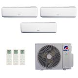 Ar-condicionado Multi Split Inverter R-32 Gree 24.000 (2x Evap Hw 9.000 + 1x Evap Hw 12.000) Quente/frio 220v