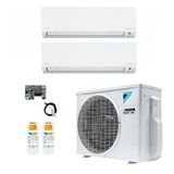 Ar-condicionado Multi Split Inverter R-32 Daikin 18.000 Btus (1x Evap Hw 9.000 + 1x Evap Hw 12.000) Quente/frio 220v + Módulo Wi-fi