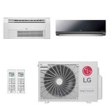 Ar-condicionado Multi Split Inverter Lg 18.000 (1x Evap Hw Artcool 9.000 + 1x Evap Cassete 1 Via 9.000) Quente/frio 220v