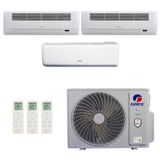 Ar-Condicionado Multi Split Inverter R-32 Gree 36.000 (1x Evaporadora Hw 12.000 + 2x Evaporadoras Cassete 1 Via 18.000) Quente/Frio 220v