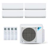Ar-condicionado Multi Split Inverter Daikin 28.000 Btus (3x Evap Hw 9.000 + 1x Evap Hw 20.000) Quente/frio 220v