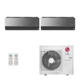 Ar Condicionado Multi Split Inverter Lg 30 000 1x Evap Hw Artcool 9 000 1x Evap Hw Artcool 24 000 Quente Frio 220v