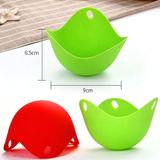 Forma Ovo Cozimento Sem Óleo Silicone 9x6cm Ovo Poché
