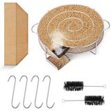 Gerador De Fumaça Fria, Fumante Frio De Aço Inoxidável Espiral Para Grill Chaleira Churrasco Fumante Caixa Fumante Fumar Peixe Carne Com 2 E