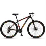 Bicicleta Colli Aro 29 Atalanta Alumínio Freio Disco Cambio Traseiro Verm/turq/pt