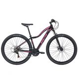 Bicicleta Schon Aro 29 Alumínio Freio A Disco 21 Marchas - Preto+rosa - 15 Preto+rosa