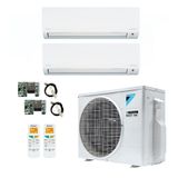 Ar Condicionado Multi Split Inverter R-32 Daikin 18.000 (2x Evap Hw 12.000) Só Frio 220v + Módulo Wi-fi