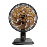 Ventilador de Mesa Mallory Egeo 40cm Preto e Dourado - 127V