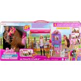 Barbie The Great Horse Chase Estabulo Do Sonho Mattel Hxj44
