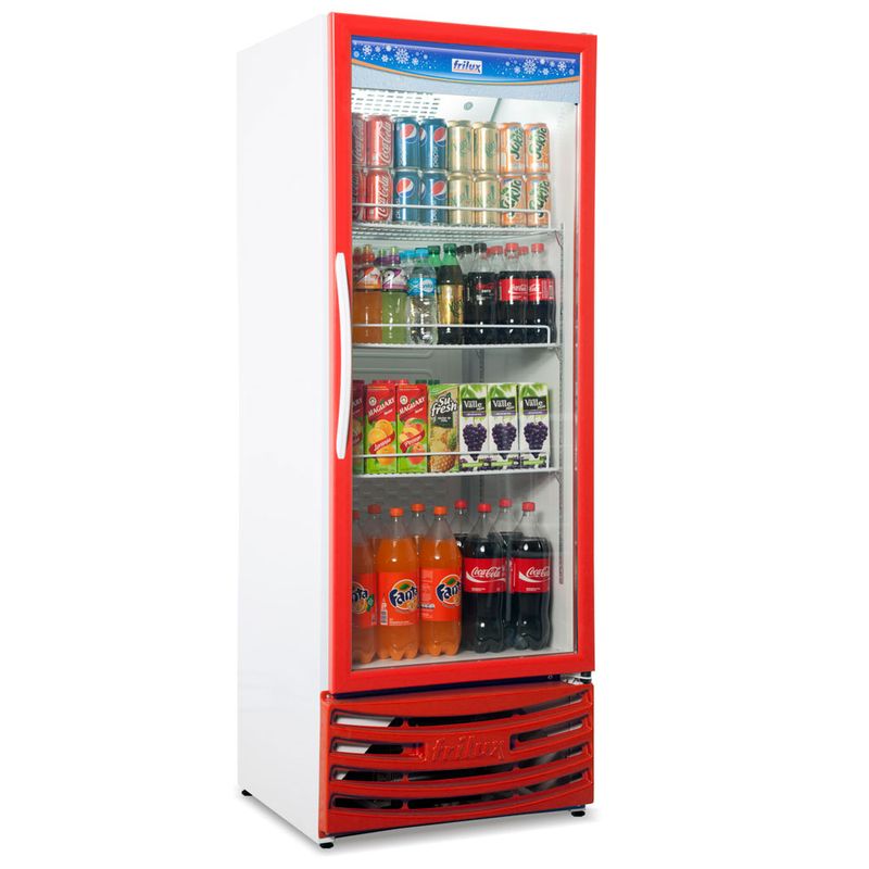 Geladeira/refrigerador 410 Litros 1 Portas Verde - Frilux - 220v - Rf004