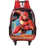 Mochila Flash Herói Escolar Infantil Rodinhas Is41211fm-pt