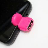 Adaptador Bonito Otg Usb Android Robot Micro Para Smartphone