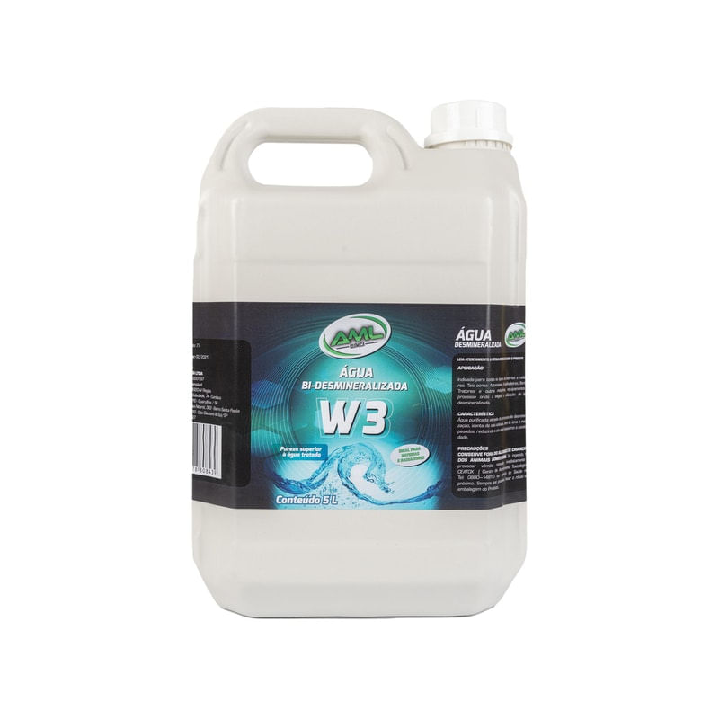 Água Bi-Desmineralizada 5L Menor preço em Água Bi-Desmineralizada 5L