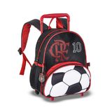 Mochila Flamengo De Carrinho 13" Fla24617b Preto/vermelho/branco