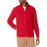 Jaqueta De Lã Amazon Essentials Com Zíper Completo Vermelha Para Homens Xs