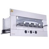 Churrasqueira A Gás De Embutir Titan 6 Espetos Rotativos 220v