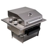 Churrasqueira A Gás Natural De Embutir Titan Grill Diamond Premium Com Tampa