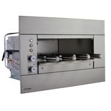 Churrasqueira A Gás Natural De Embutir Titan Prime Suprema 4 Espetos Rotativos 127v