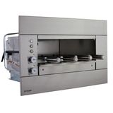 Churrasqueira A Gás De Embutir Titan Prime Suprema 4 Espetos Rotativos 220v