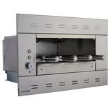 Churrasqueira Elétrica De Embutir Titan Suprema 4 Espetos Giratórios Painel Ventilado 220v
