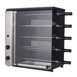 Churrasqueira A Gás De Bancada Vertical Titan Stand 5 Espetos Giratórios 220v