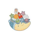 Brinquedo Didático Equilibrio Espacial 2 Em 1 Tp069 12 Peças