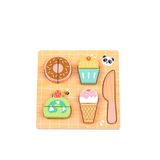 Brinquedo Didático Cortando Alimentos Docinhos 10 Peças