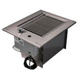 Churrasqueira A Gás De Embutir Titan Grill Diamond Little Sem Tampa