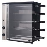 Churrasqueira A Gás Natural De Bancada Vertical Titan Stand 5 Espetos Giratórios 127v