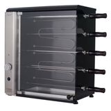 Churrasqueira Elétrica De Bancada Vertical Titan Stand 5 Espetos Giratórios 220v