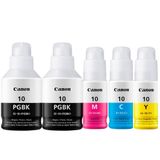 Kit 5 Cores De Tinta Gi-10 G6010 G7010